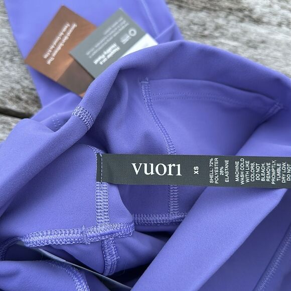 VUORI Studio Pocket Legging Performance Leggings PURPLE Violet SIZE XS NWT - Picture 6 of 7